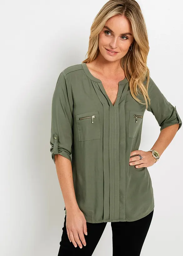 Blouse en viscose fluide, bonprix