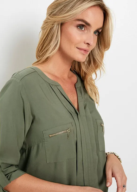 Blouse en viscose fluide, bonprix