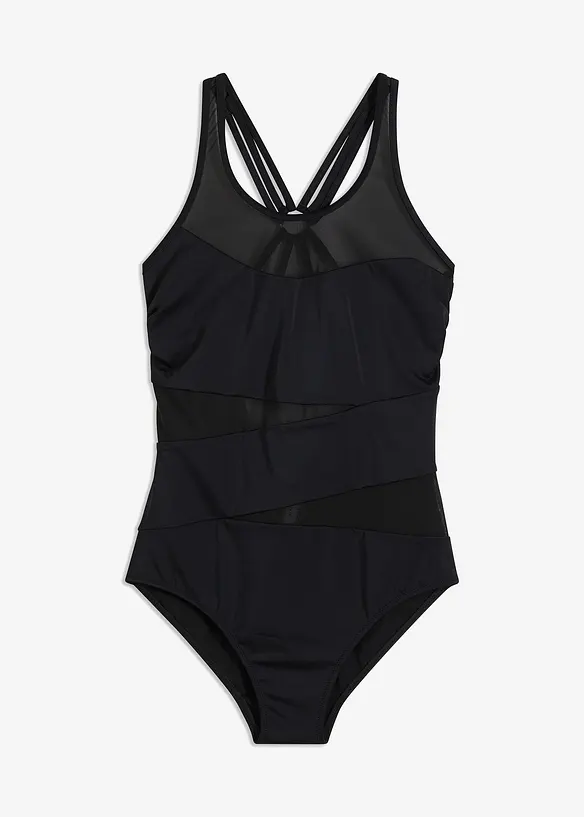 Maillot 1 pièce sculptant, maintien léger, bonprix