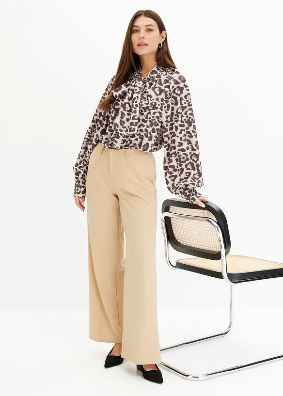 Chemisier à col lavallière, bonprix