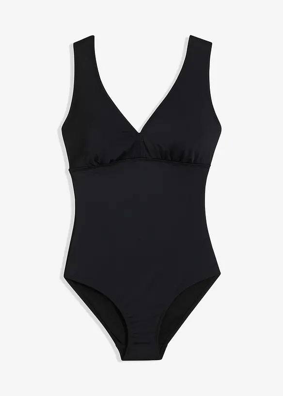 Maillot 1 pièce sculptant à encolure V, maintien fort, bonprix