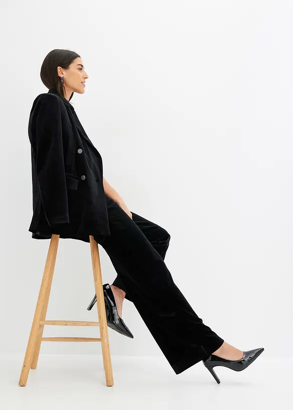 Pantalon en velours doux, bonprix