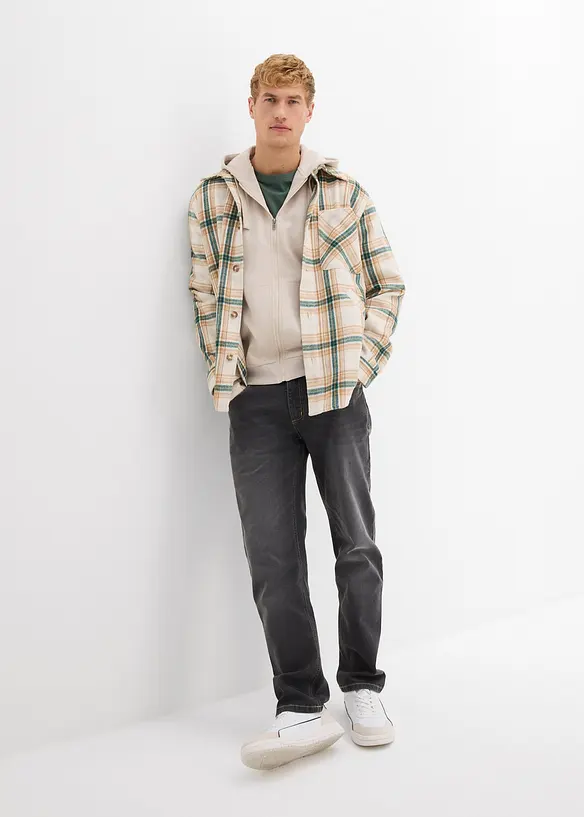 Sweat zipp&eacute; &agrave; capuche, regular, bonprix