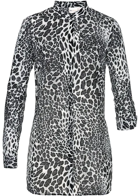 Chemisier long en mousseline, bonprix