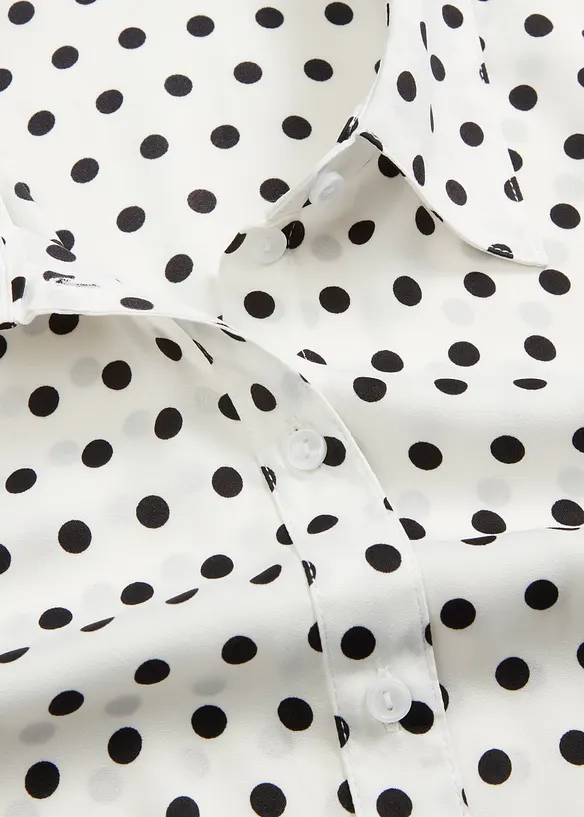 Chemisier fin en satin, bonprix