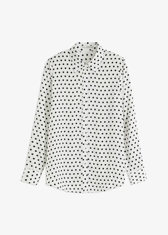 Chemisier fin en satin, bonprix