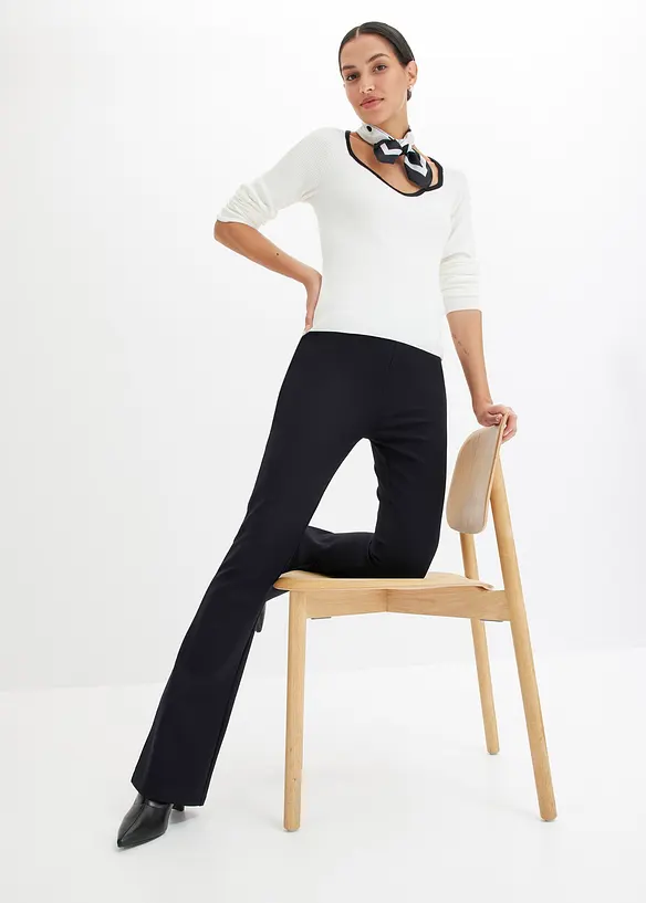 Pantalon en jersey milano confortable, bonprix