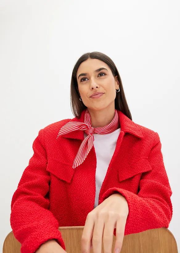 Foulard rayé en velours éponge, bonprix