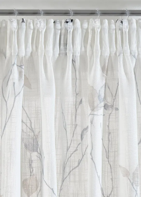 Rideau avec un motif de branches (1 pce), bonprix
