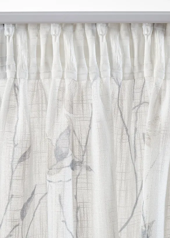 Rideau avec un motif de branches (1 pce), bonprix