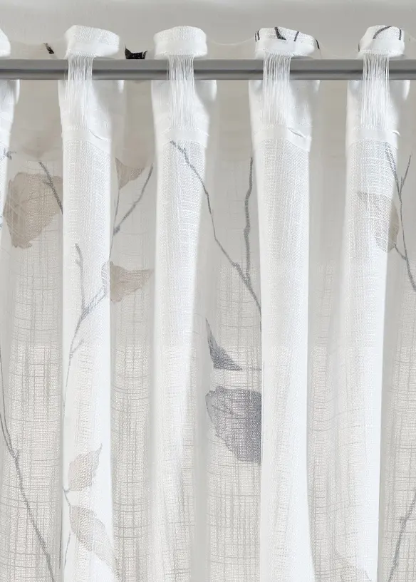 Rideau avec un motif de branches (1 pce), bonprix