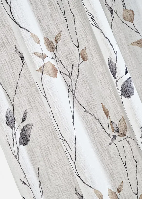 Rideau avec un motif de branches (1 pce), bonprix