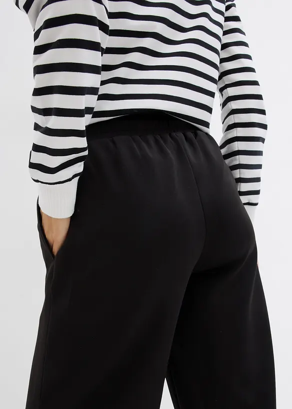 Pantalon en jersey interlock épais, bonprix