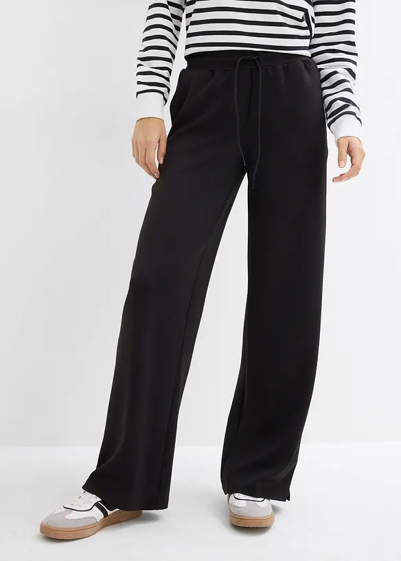 Pantalon en jersey interlock épais, bonprix