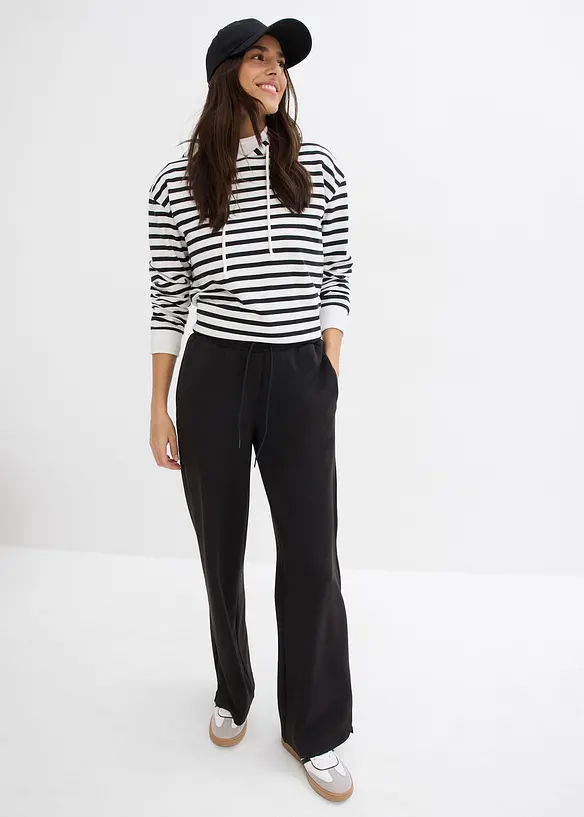 Pantalon en jersey interlock épais, bonprix