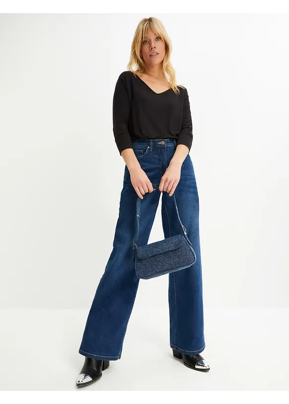 T-shirt oversize en viscose fluide, bonprix