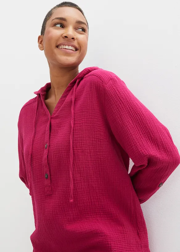 Blouse légère en gaze de coton, bonprix