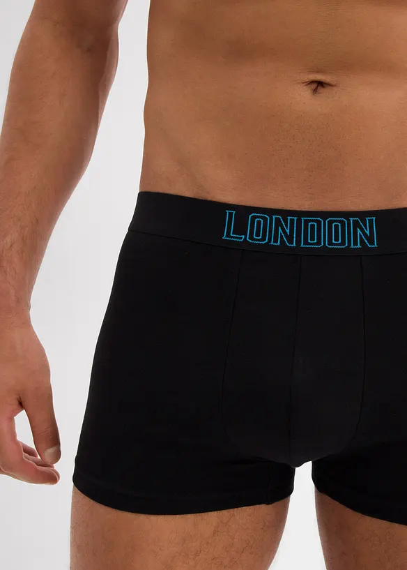 Lot de 5 boxers coton, bonprix