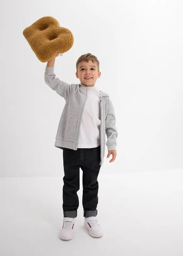 Jean slim extensible, taille réglable, droit, bonprix