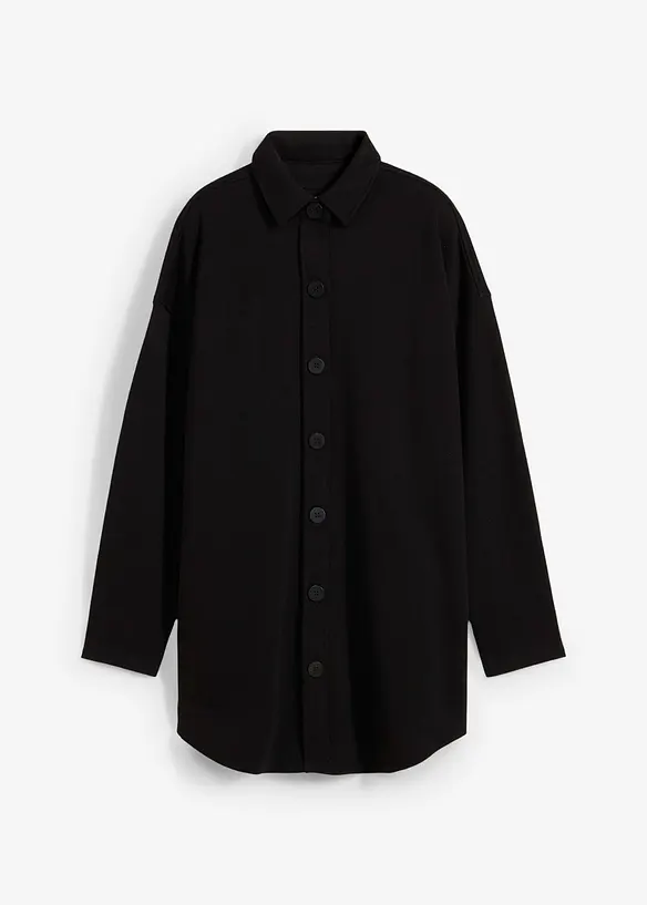 Longue veste molletonnée à poches, bonprix