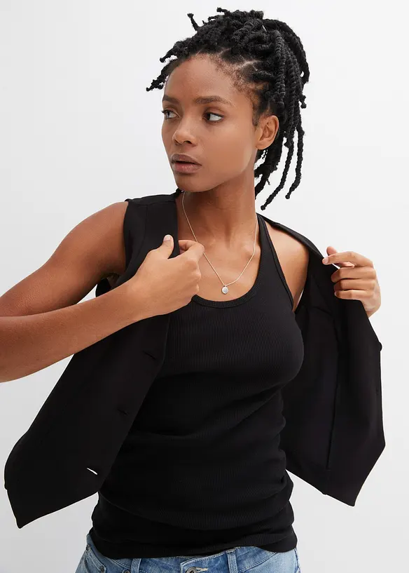 Débardeurs côtelés, bonprix