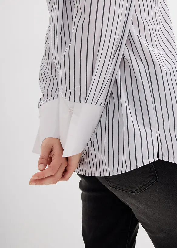 Chemisier oversize 100% coton, bonprix