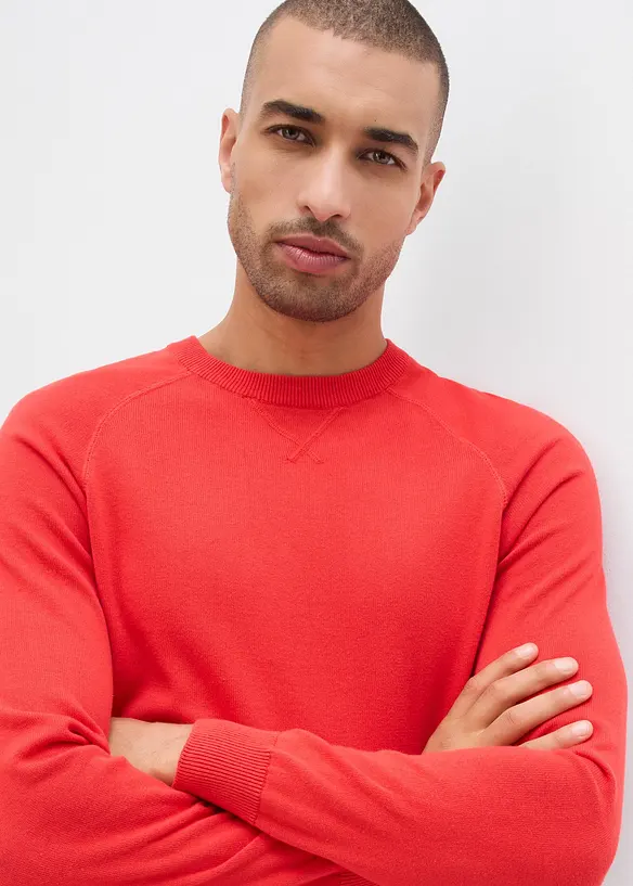 Lot de 2 pulls en fine maille 100% coton, bonprix