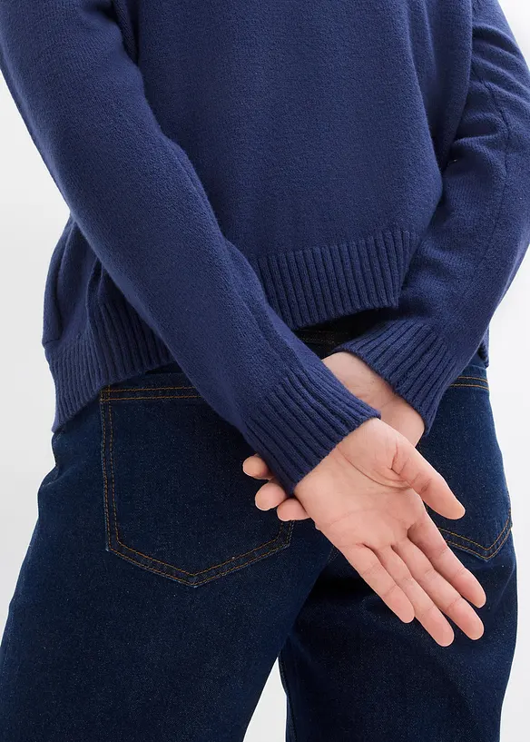 Gilet en maille avec poches, bonprix