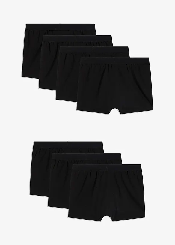 Lot de 7 boxers coton, bonprix