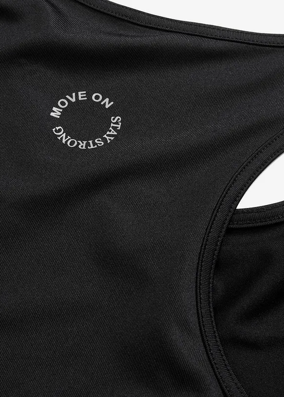 Top avec dos nageur, séchage rapide, bonprix