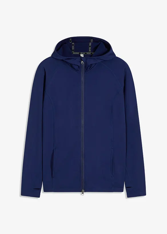 Veste de survêtement chaude avec mitaine, bonprix