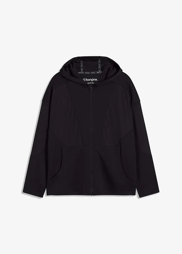 Veste de sport avec mesh transparent, oversize, bonprix