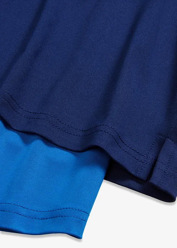 T-shirt 2en1 pratique, séchage rapide, bonprix