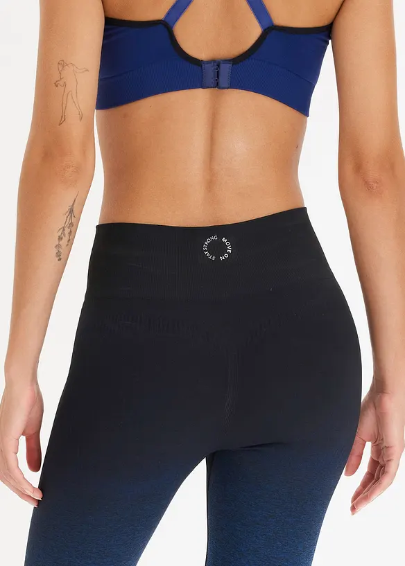 Legging sans coutures avec dégradé, séchage rapide, bonprix