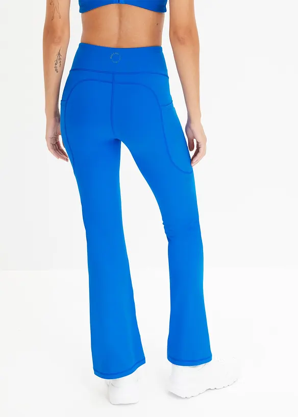 Legging de sport confortable avec poche pour portable, évasé, bonprix