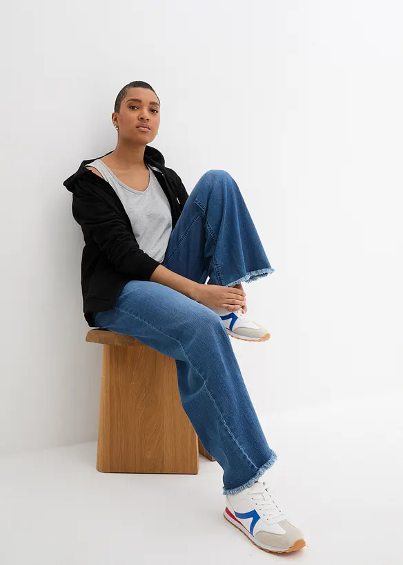 Lot de 2 longs débardeurs, bonprix