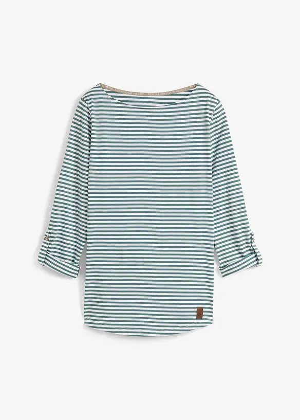 T-shirt manches longues 100% coton, bonprix