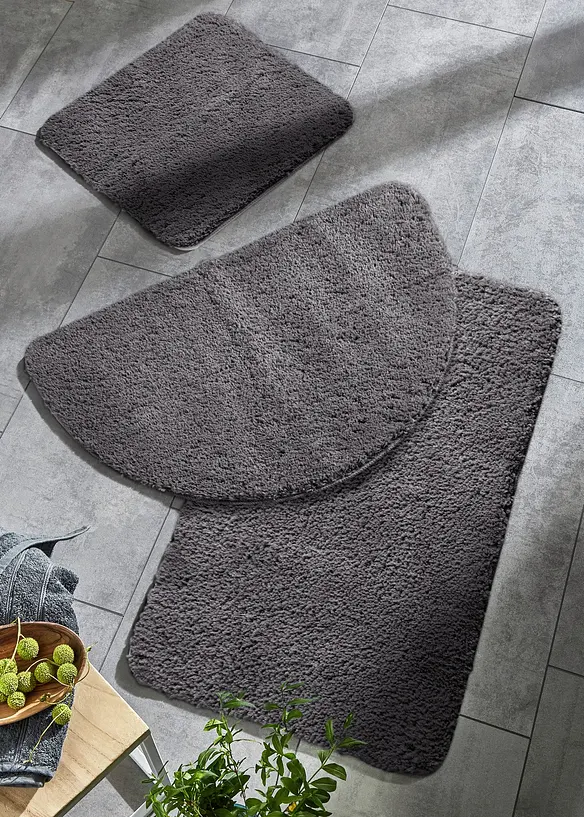Tapis de bain tuft&eacute; uni et haut, bonprix