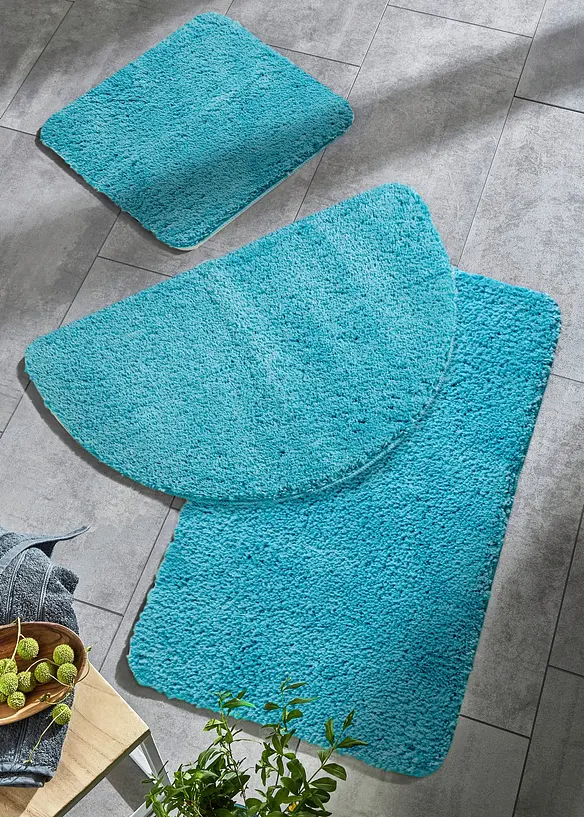Tapis de bain tufté uni et haut, bonprix