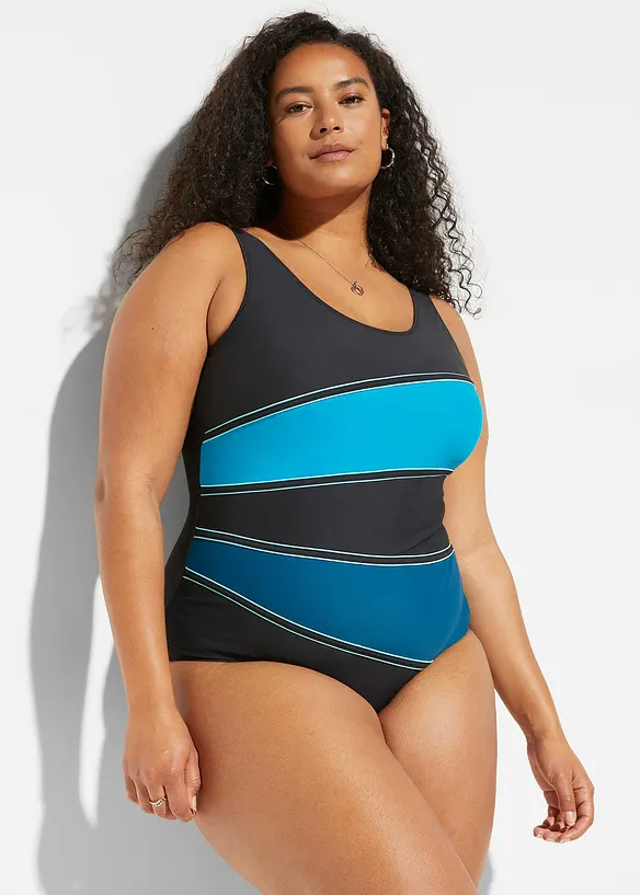 Maillot 1 pièce sculptant, maintien fort, bonprix