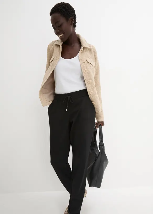 Pantalon jogger en viscose mélangée, bonprix
