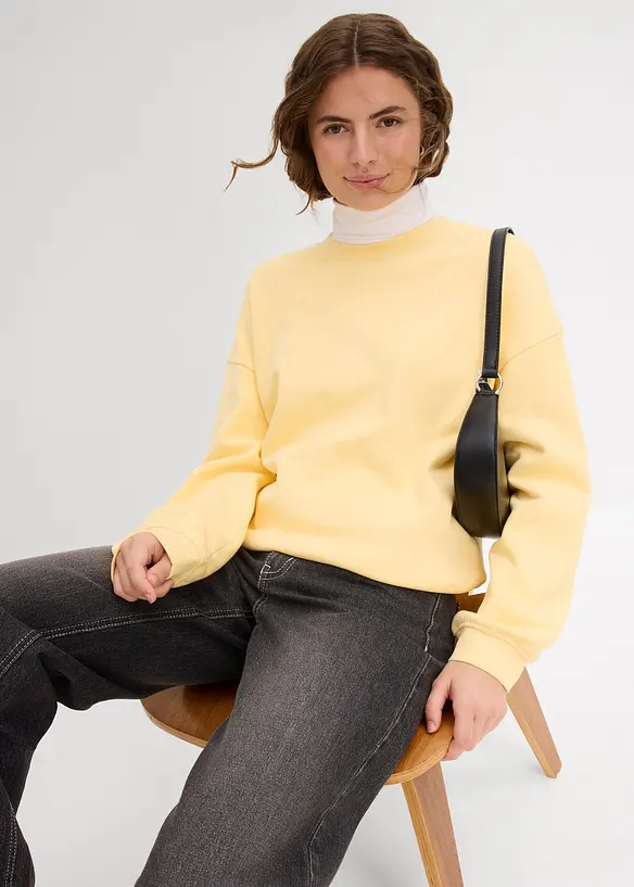 Sweat-shirt oversize 100% coton, bonprix