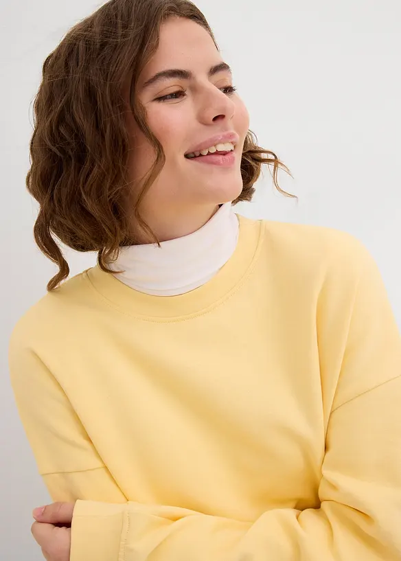Sweat-shirt oversize 100% coton, bonprix