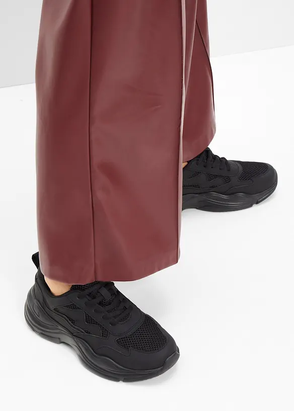 Baskets à semelle épaisse et mesh, bonprix