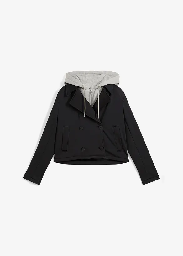 Veste à capuche de couleur contrastante, bonprix