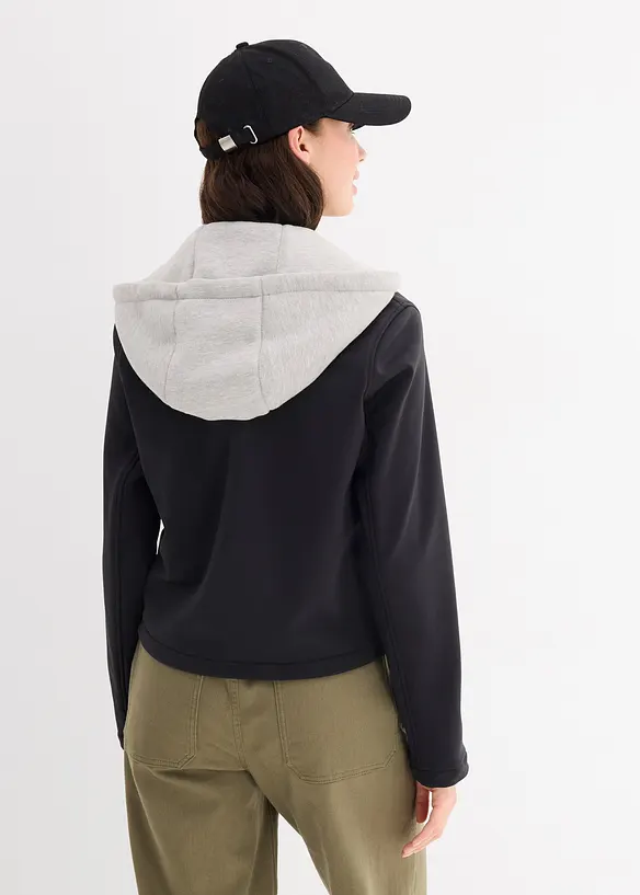 Veste à capuche de couleur contrastante, bonprix