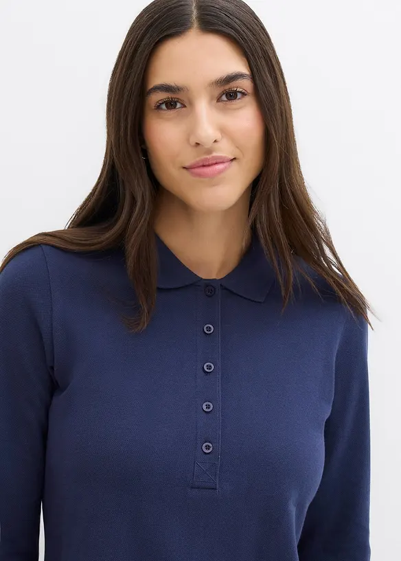 Polo en maille piquée 100% coton, bonprix