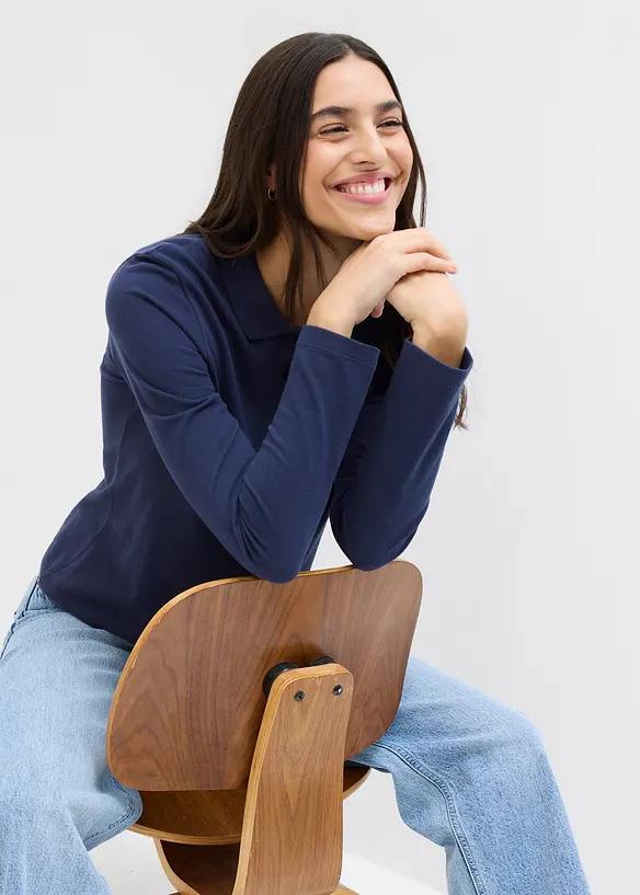 Polo en maille piquée 100% coton, bonprix