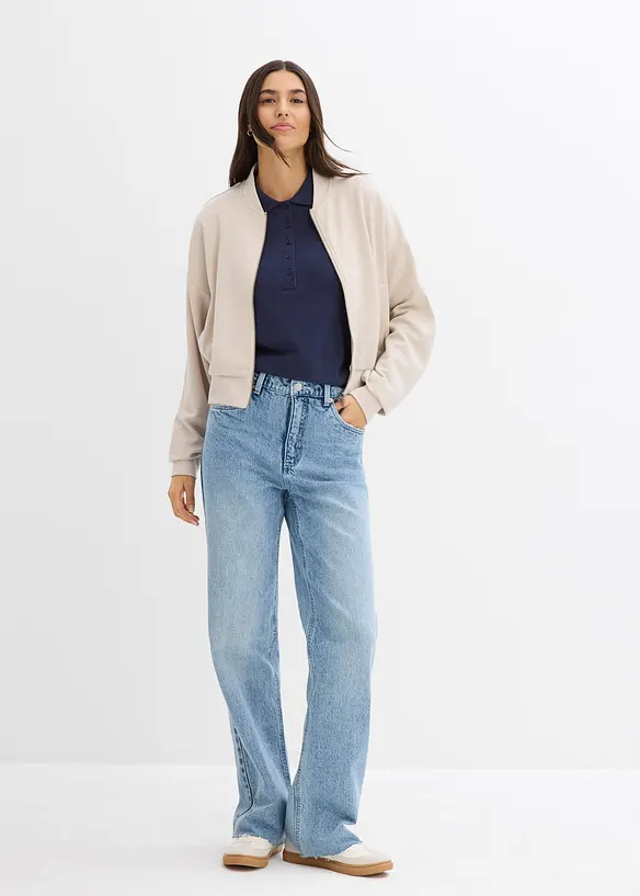 Polo en maille piquée 100% coton, bonprix