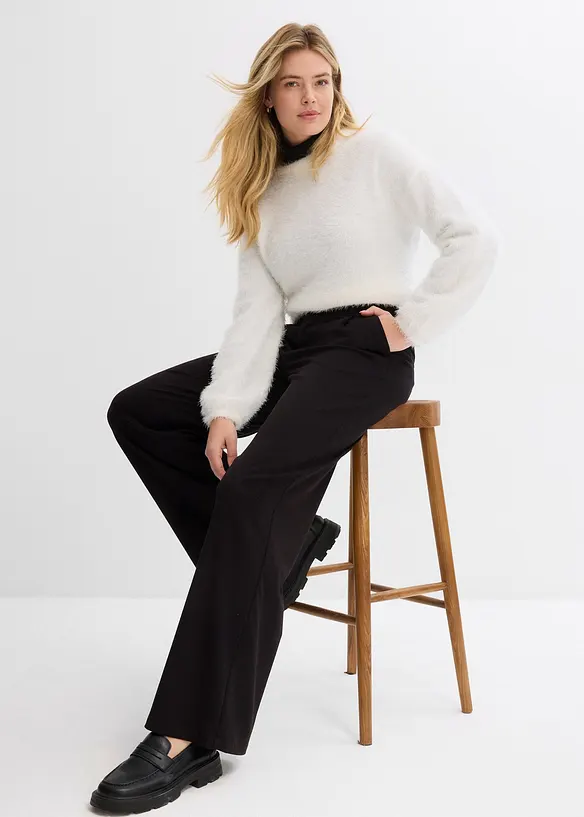 Pantalon large à pinces, bonprix